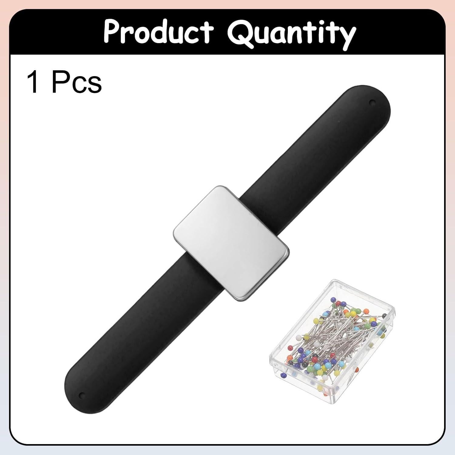 Muñequera Magnética HARFINGTON de Silicona para Alfileres - Negro