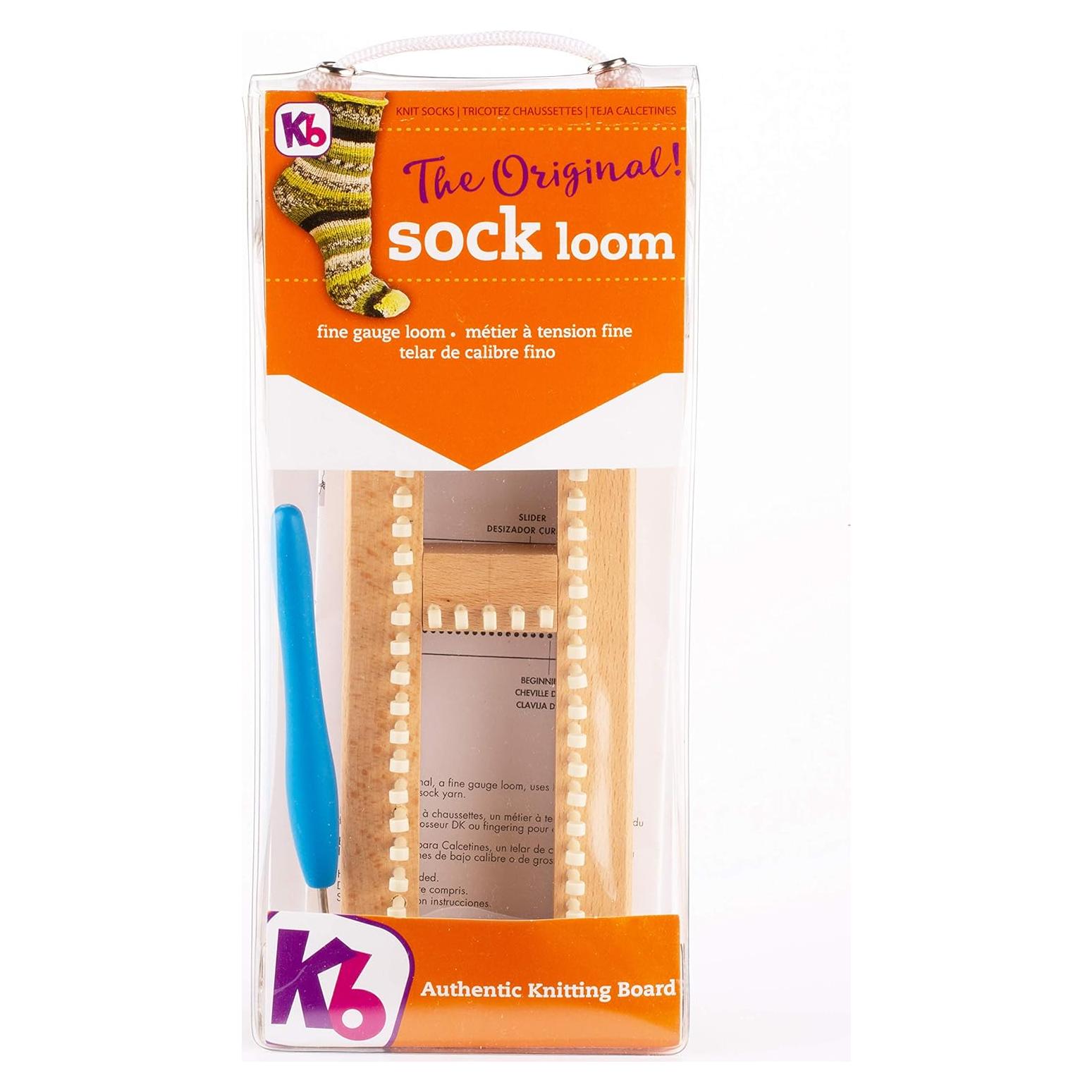 Telar de Calcetines Ajustable Authentic Knitting Board 60 Ganchos