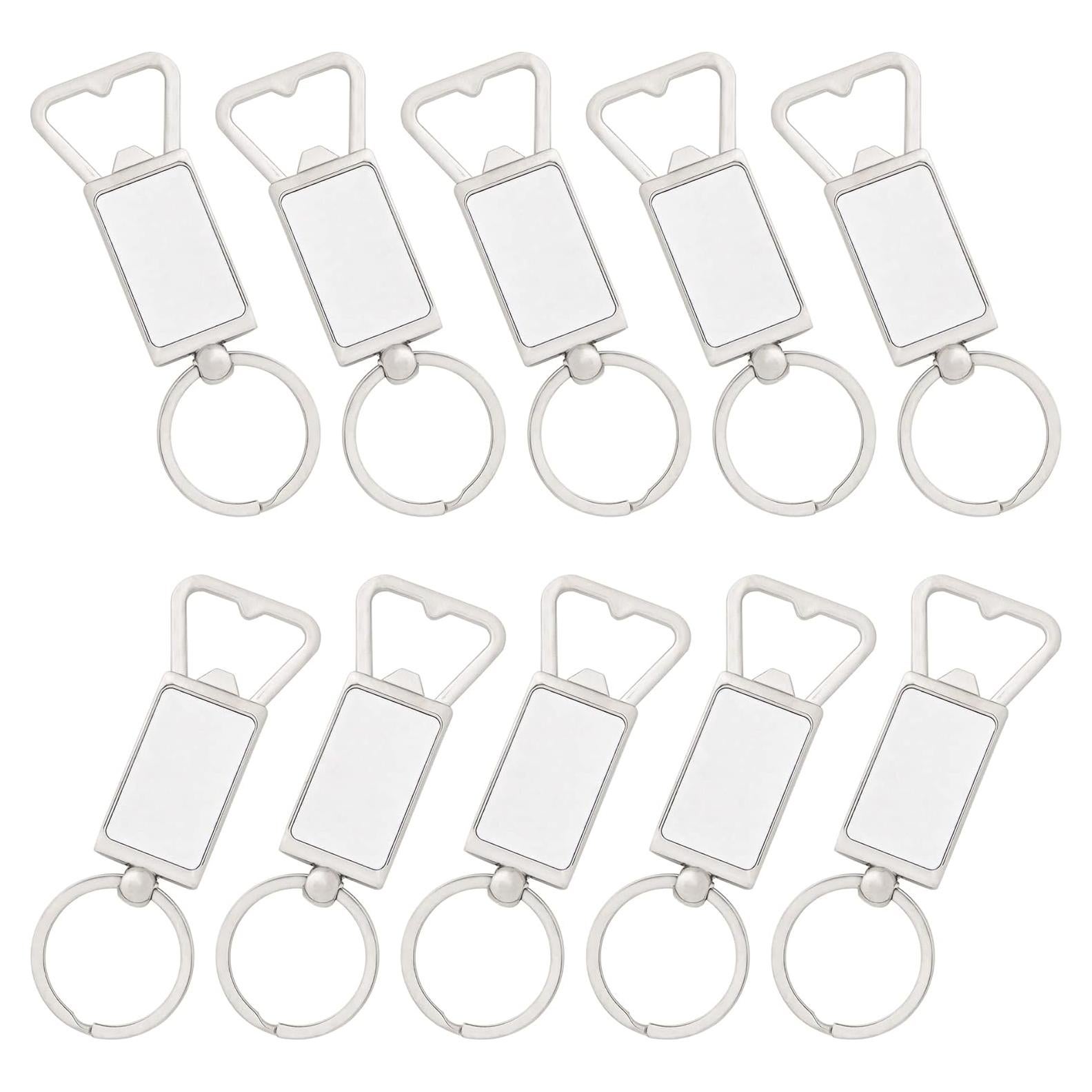 Paquete de 10 Llaveros Abrebotellas Blancos Framendino