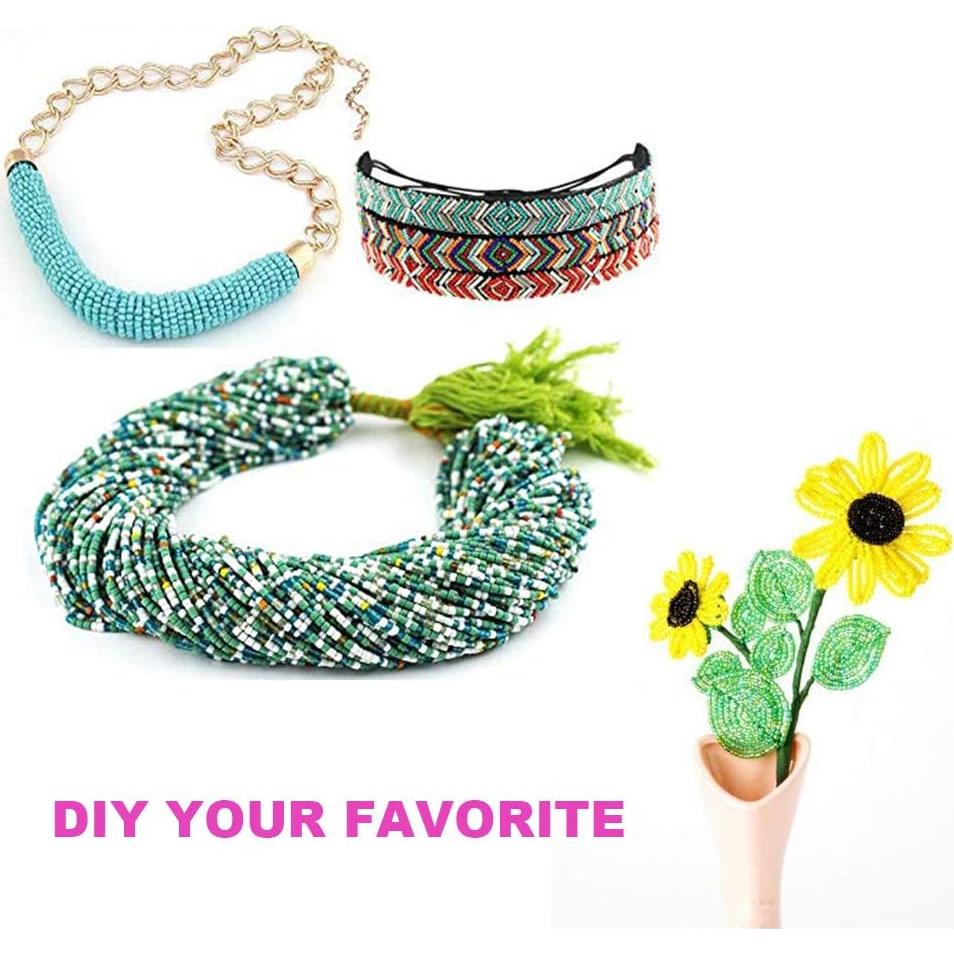 Kit de Cuentas de Vidrio EuTengHao 14400pcs para Joyería