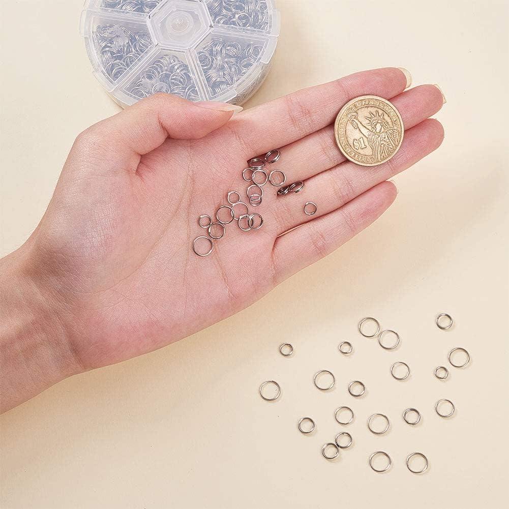 Anillos de Separación Acero Inoxidable PH PandaHall 1120 Pcs 5-8mm