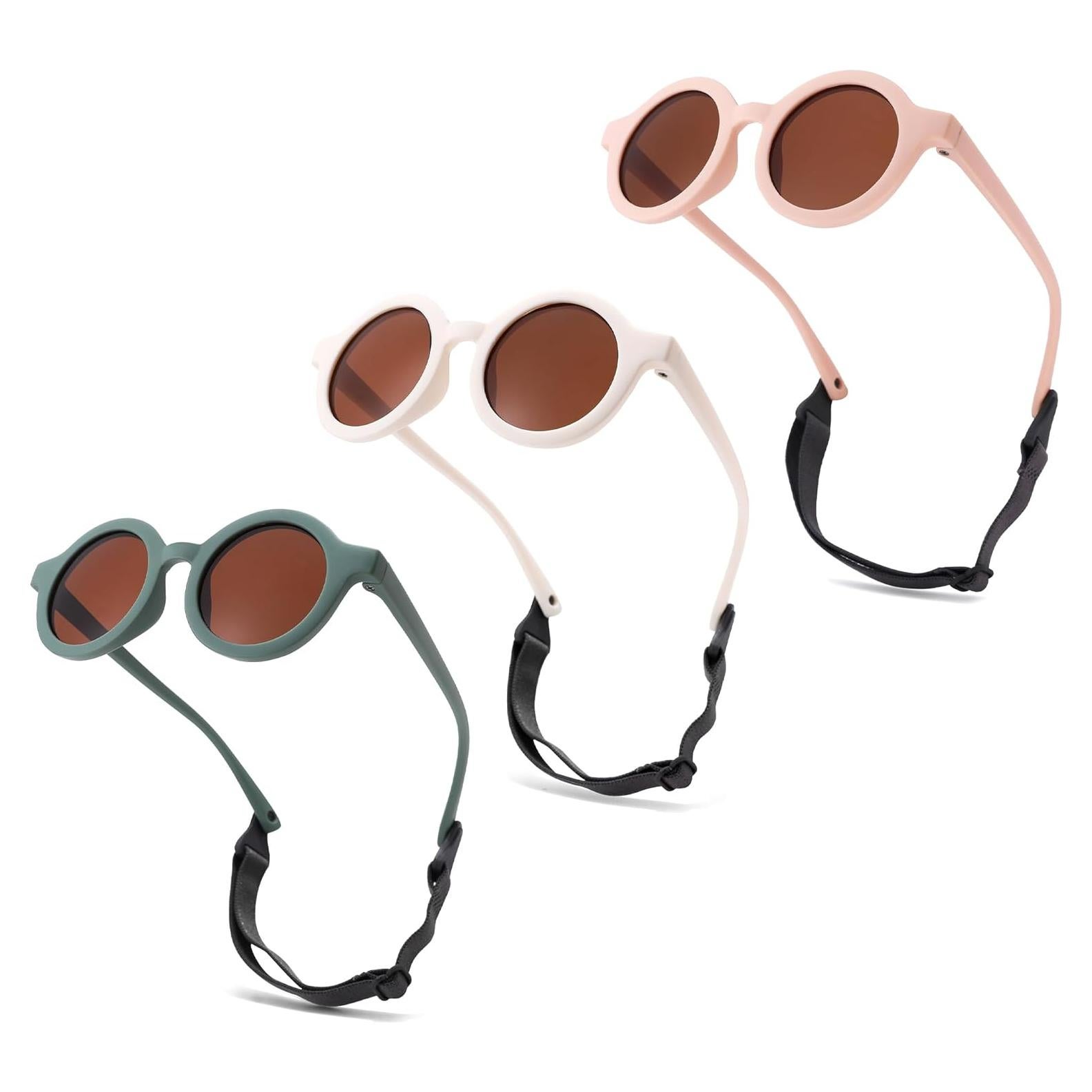 Gafas de Sol Polarizadas para Bebés LIU·WEN - 3 Paquetes