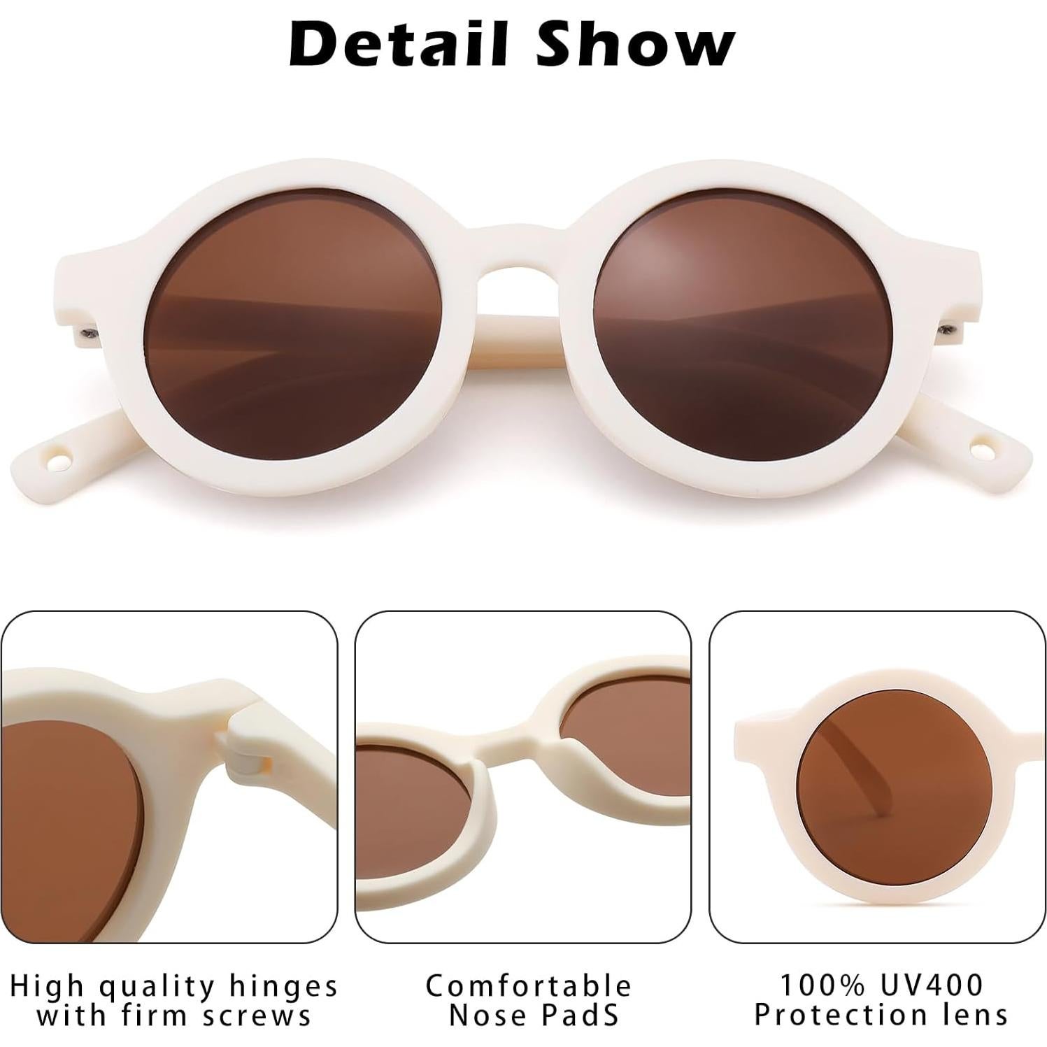 Gafas de Sol Polarizadas para Bebés LIU·WEN - 3 Paquetes