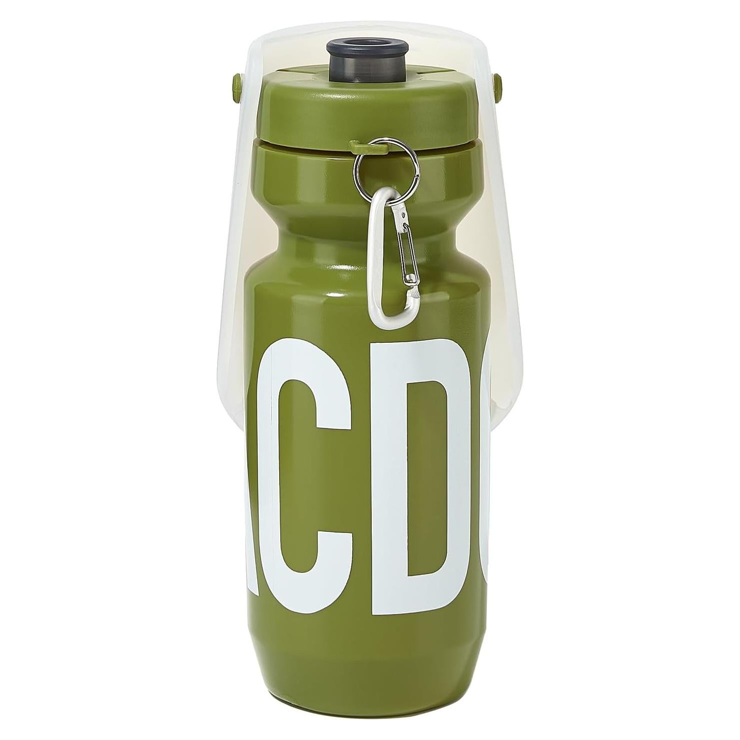 Botella de Agua para Perros HOWGO 621ml Verde Silicona BPA Free