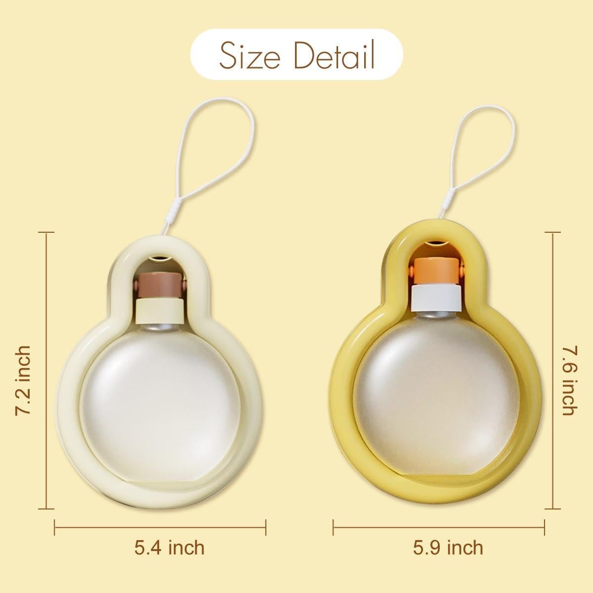 Botella de Agua Portátil para Perros Aimondow 350ml Beige