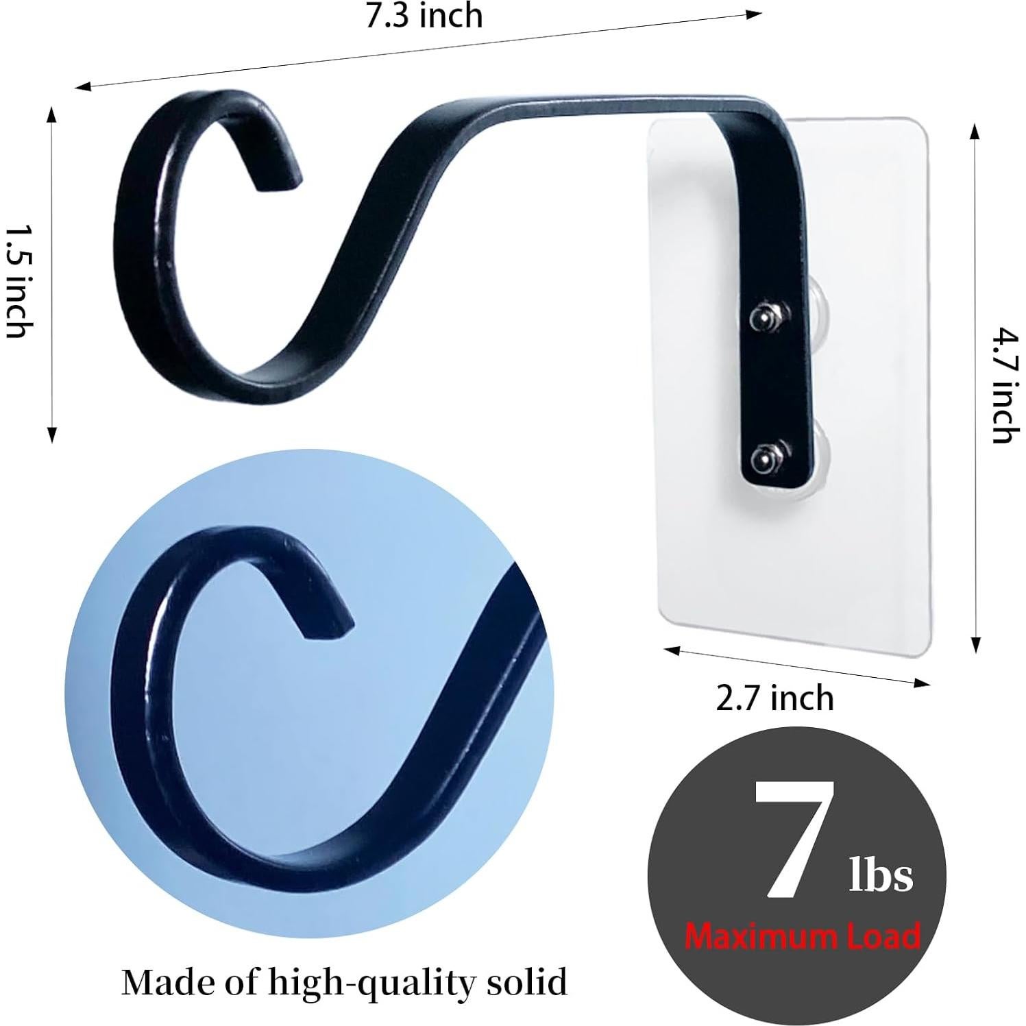 Ganchos para Comedero de Aves PeakBlen - 4 Pcs Soporte Ventana