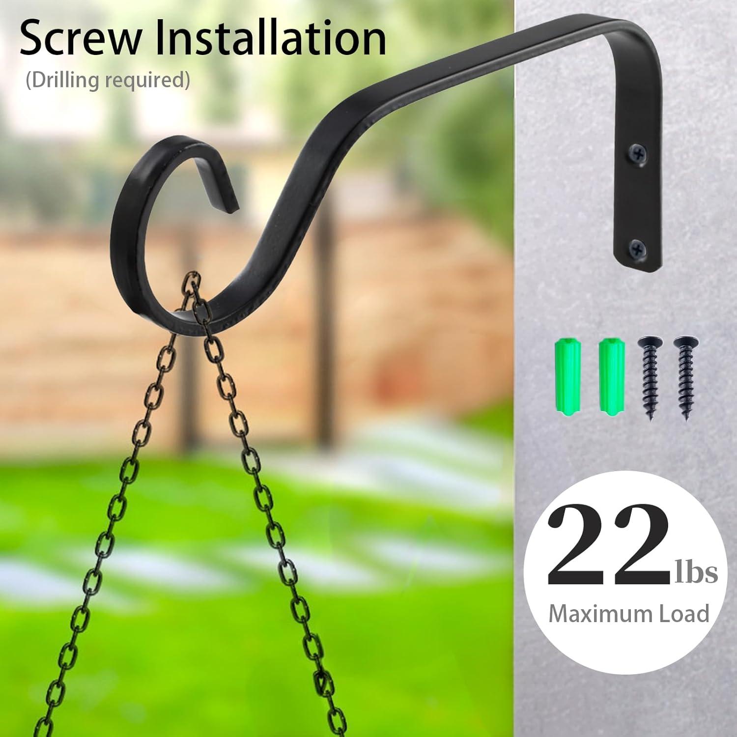 Ganchos para Comedero de Aves PeakBlen - 4 Pcs Soporte Ventana