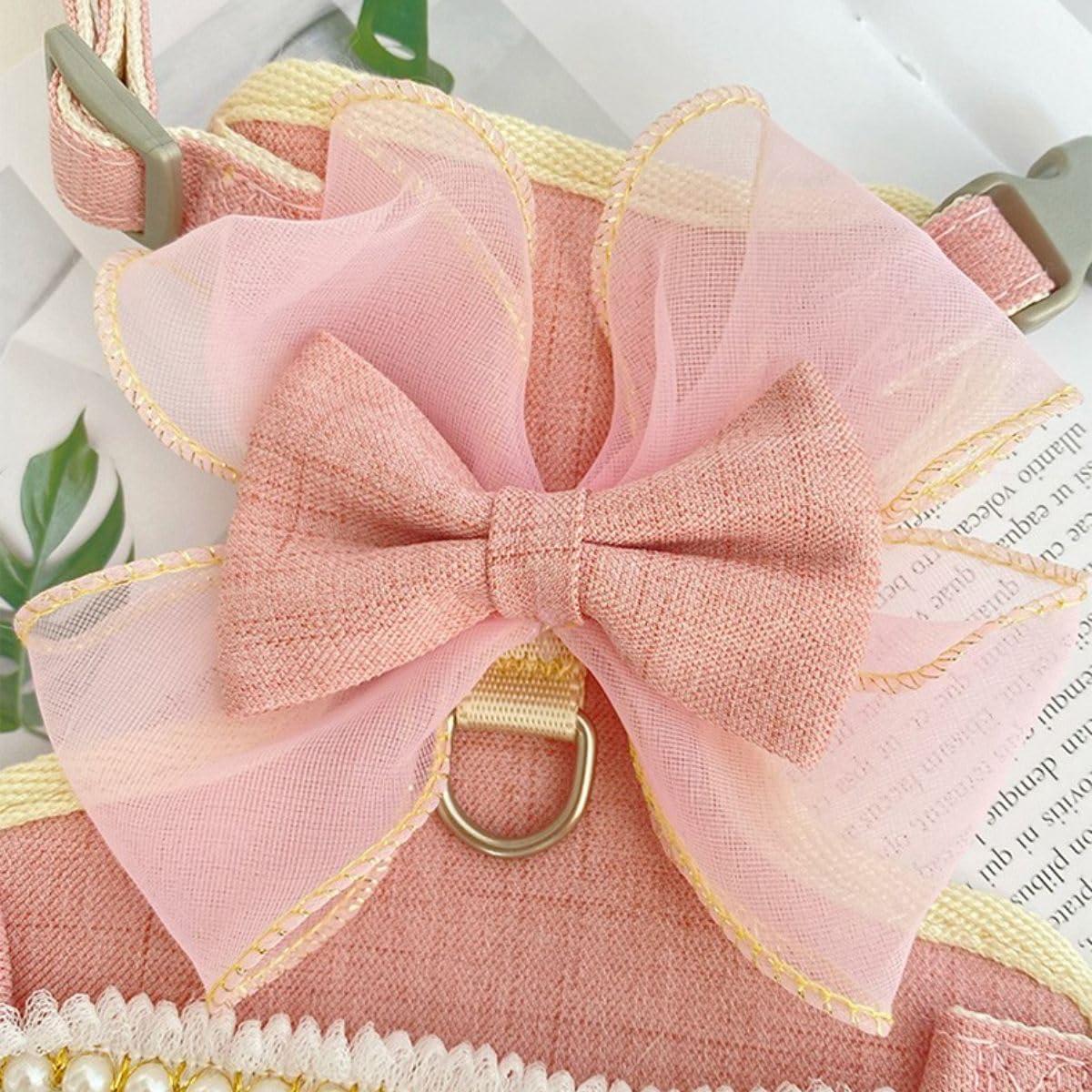 Arnés y correa para conejos Copfeu S Azul malla transpirable