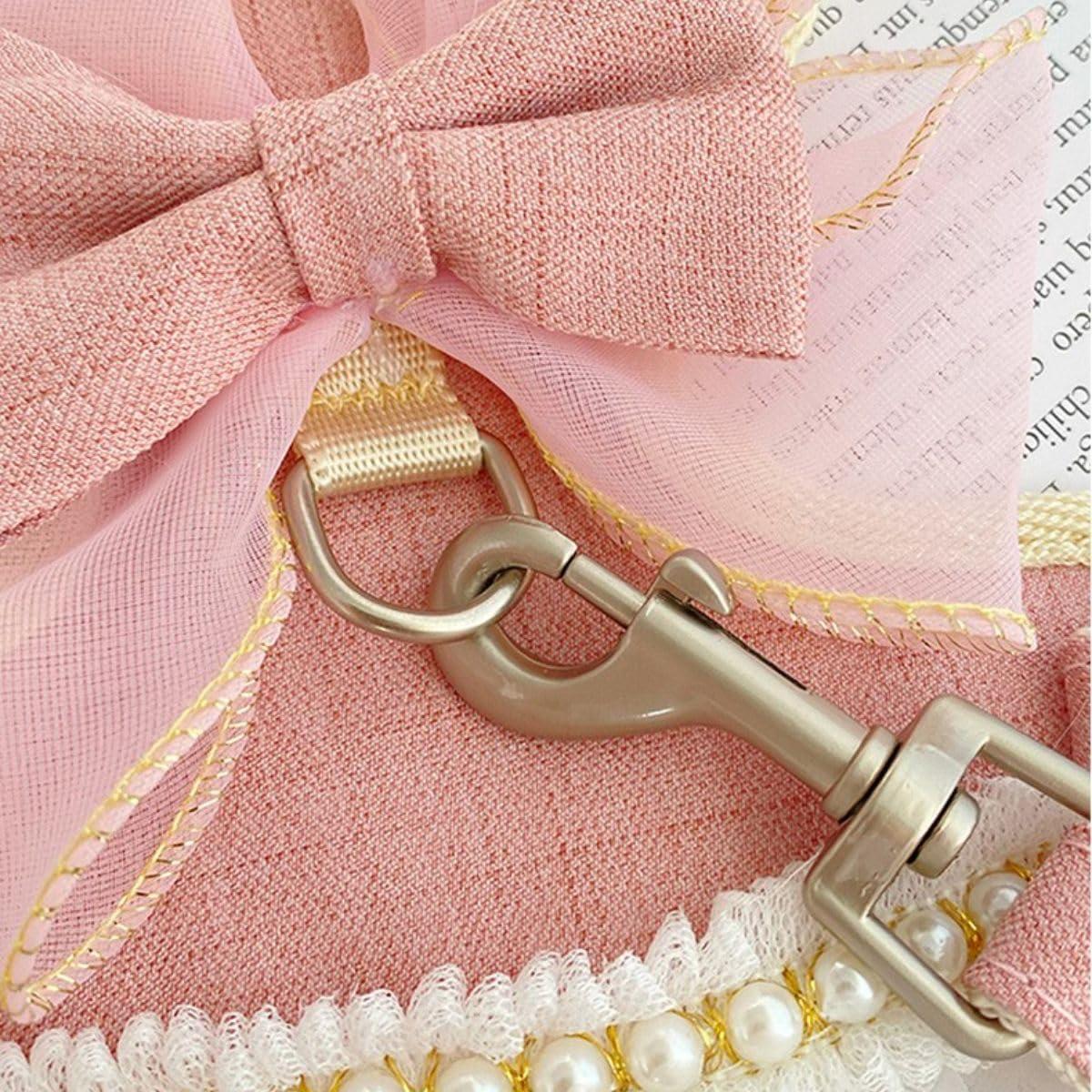 Arnés y correa para conejos Copfeu S Azul malla transpirable