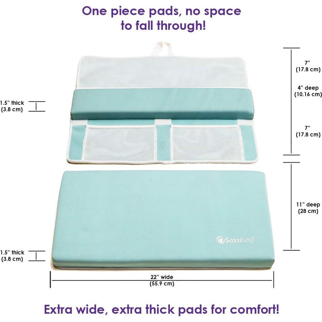 Almohadilla para Baño SassiLeaf Menta Fresca Antideslizante