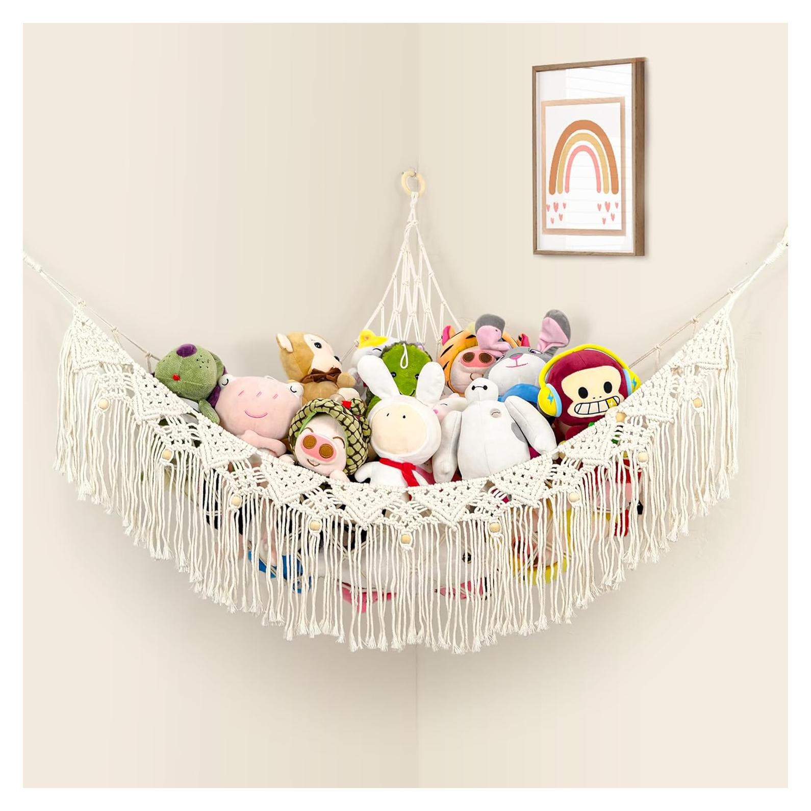 Hamaca de Almacenamiento para Peluches FLOCNOKY 149.86x109.22 cm