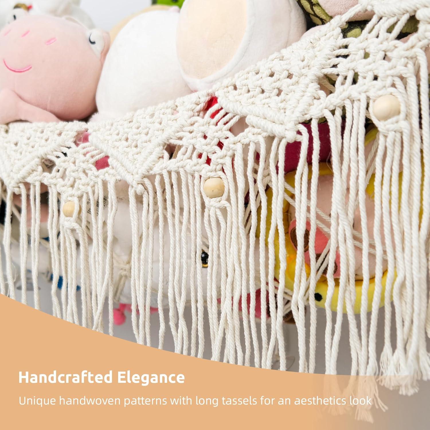 Hamaca de Almacenamiento para Peluches FLOCNOKY 149.86x109.22 cm