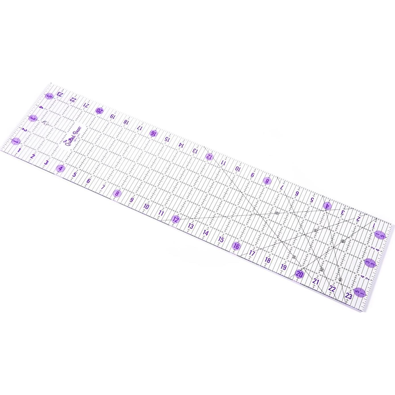 Regla de Acolchado Antideslizante The Quilted Bear 15x61 cm