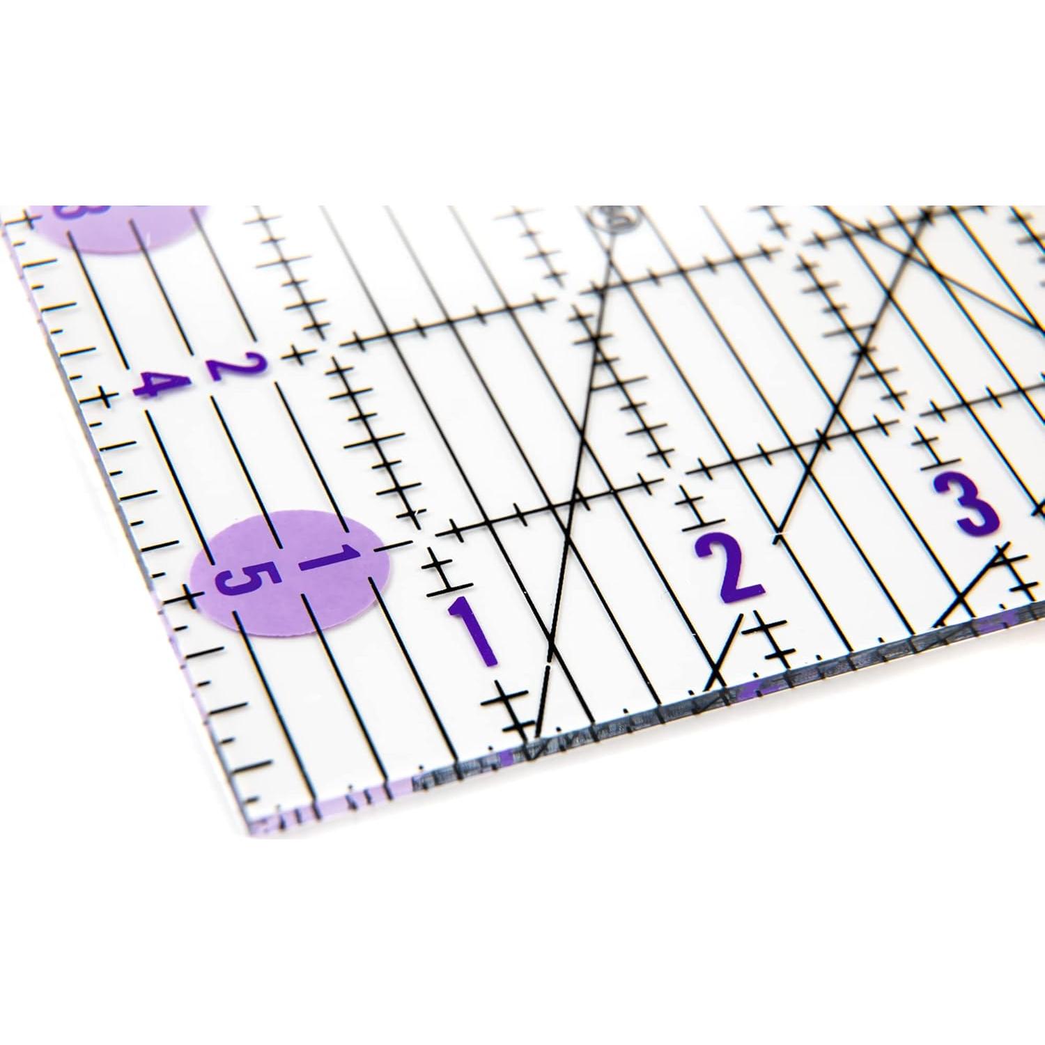 Regla de Acolchado Antideslizante The Quilted Bear 15x61 cm