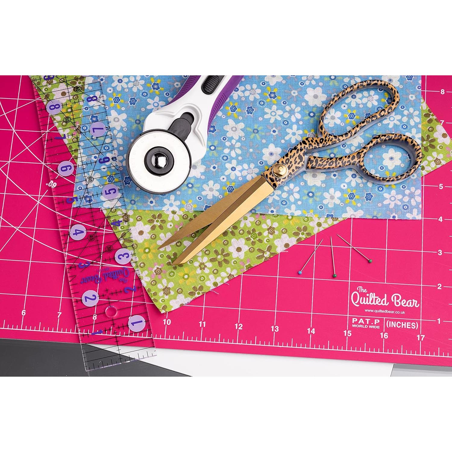 Regla de Acolchado Antideslizante The Quilted Bear 15x61 cm