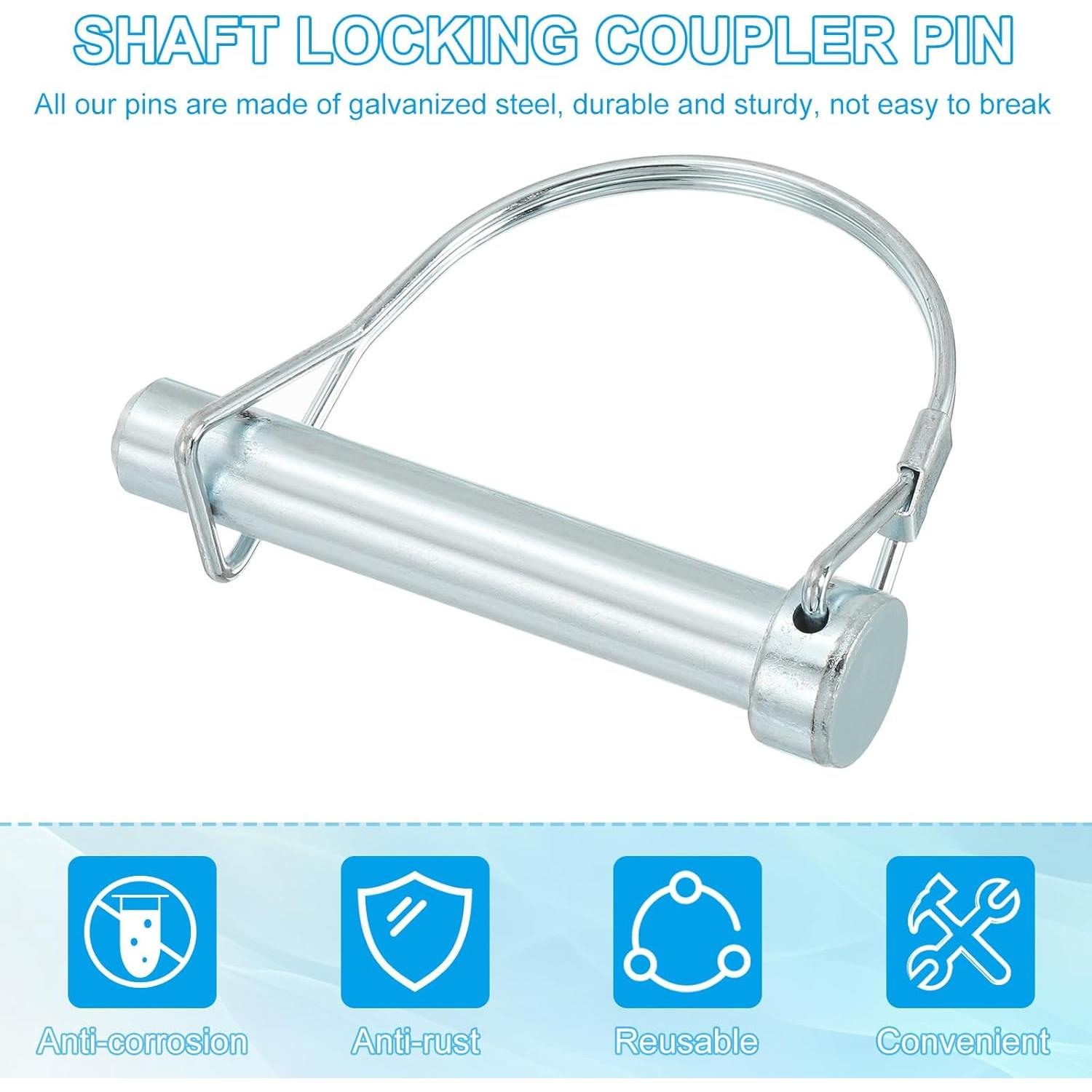 Pasador de Acoplador PATIKIL 12mm x 70mm - 2 Pcs Seguridad