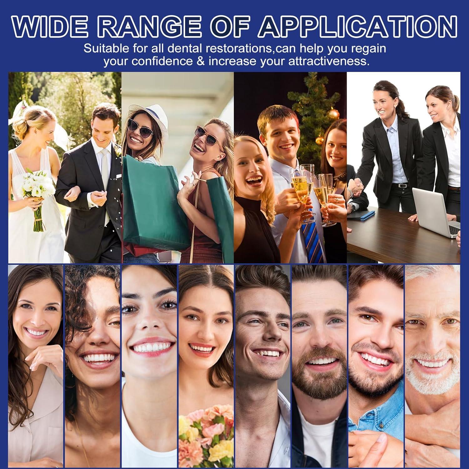 Kit de Reparación Dental WALEJUC con 4 Herramientas y Perlas