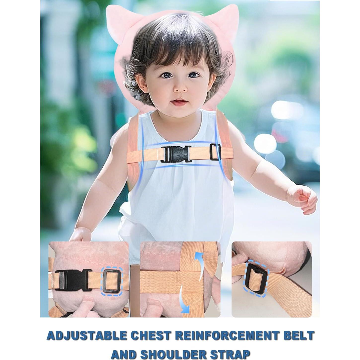 Arnés de Seguridad para Niños Pequeños con Correa 2.5m - Mochila Dinosaurio