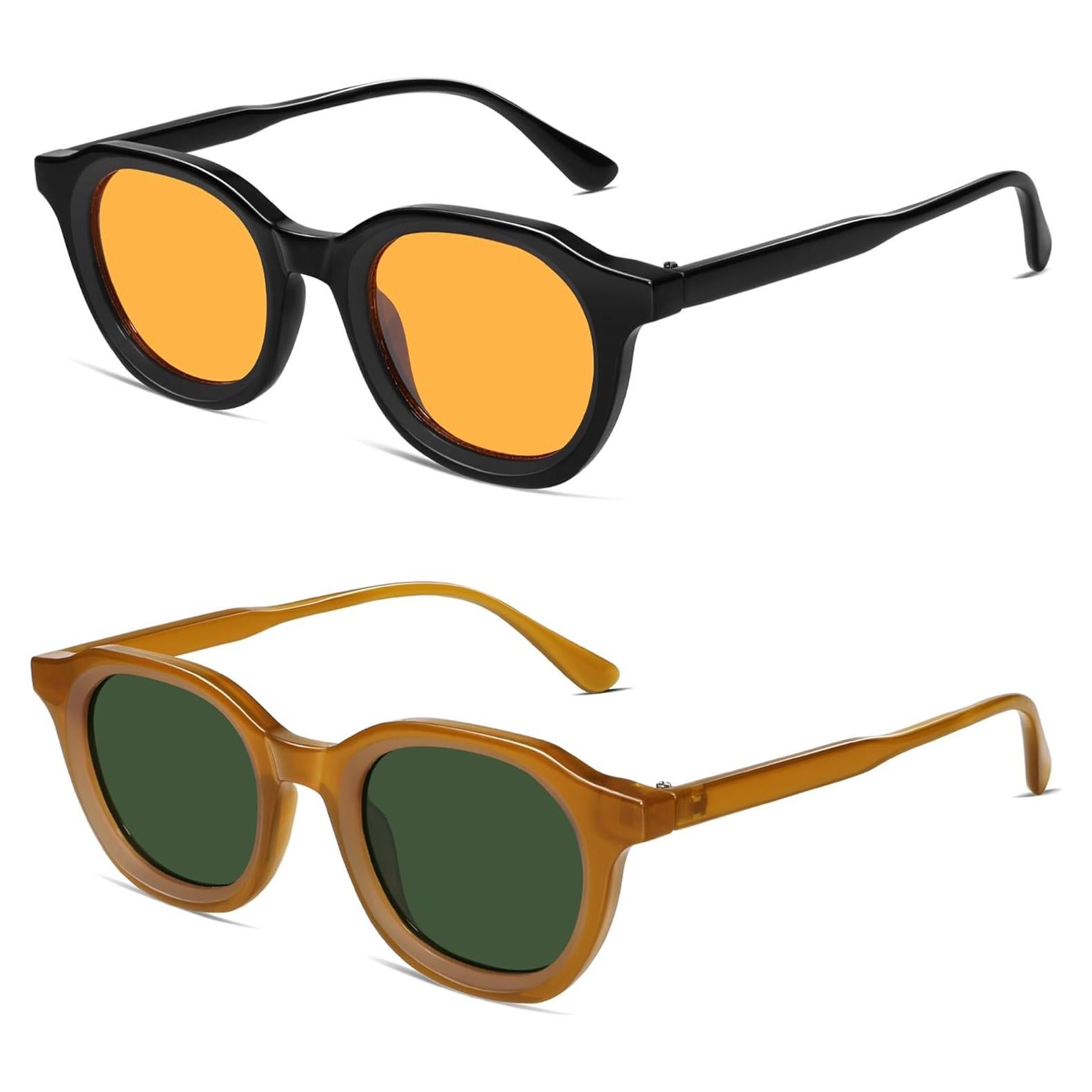 Gafas de sol redondas retro VANLINKER VL9829 UV400 46mm