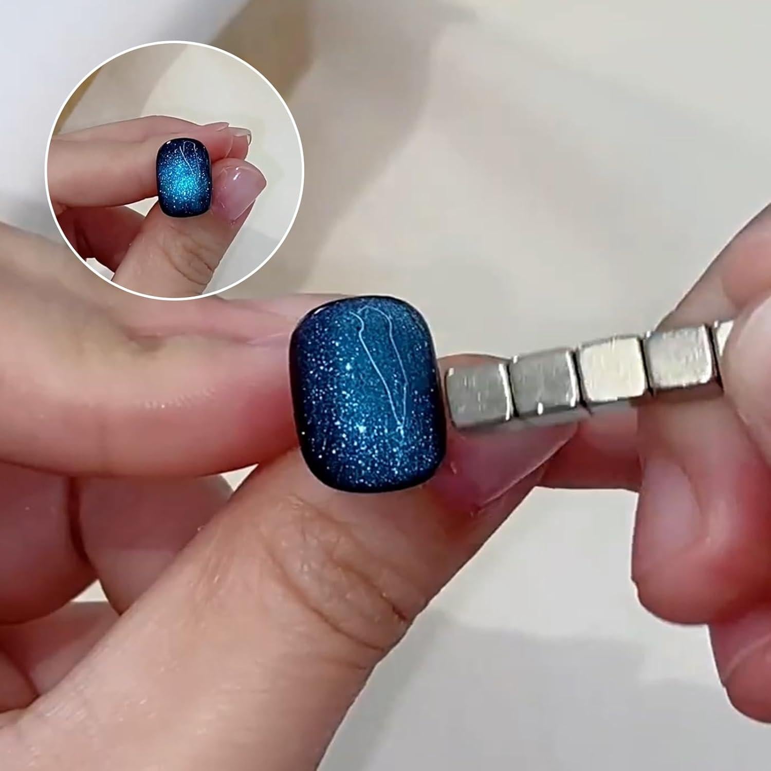 Set de 27 Herramientas de Imán para Uñas Ojo de Gato DANNEASY