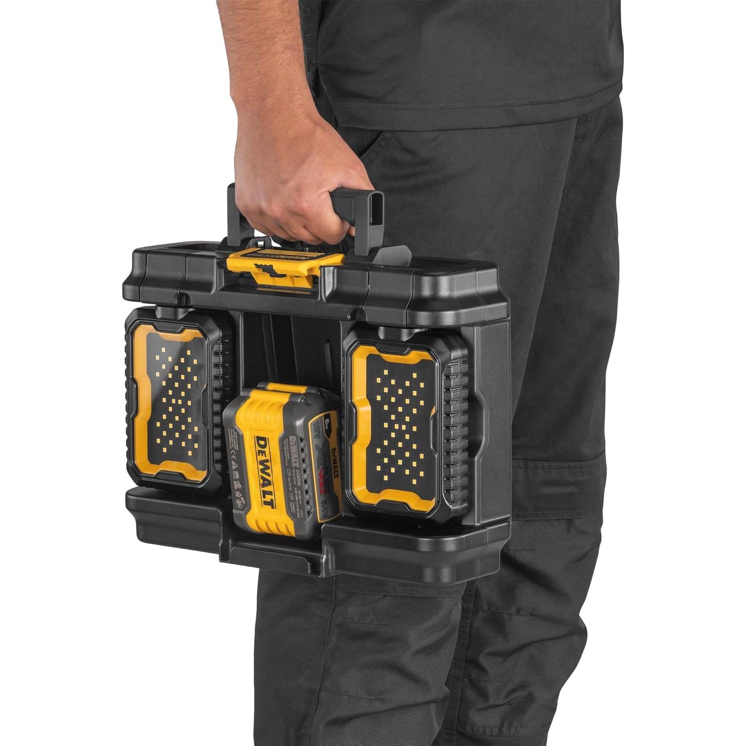 Caja de Luz LED DEWALT DWST08061 Tough System 2.0 Negra