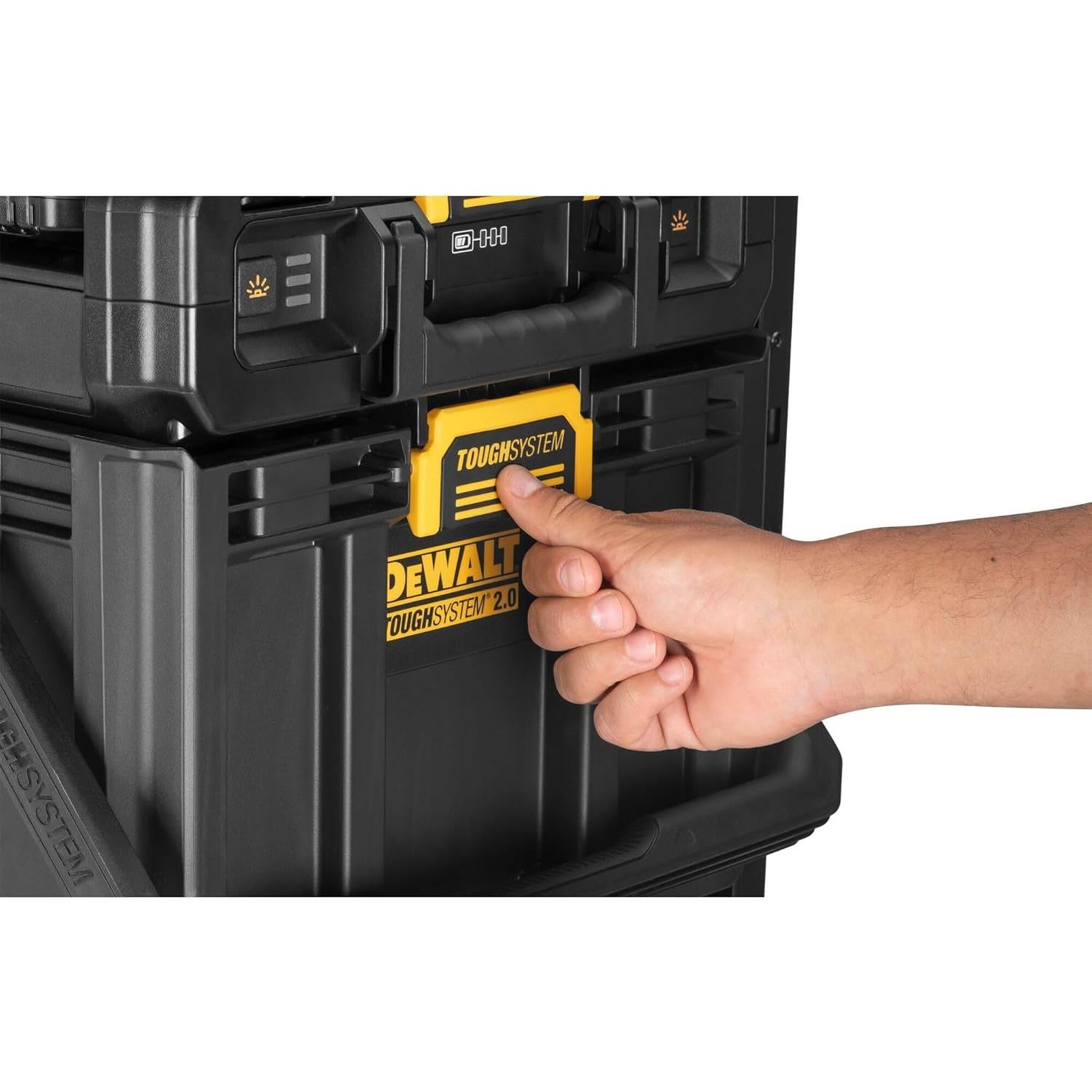 Caja de Luz LED DEWALT DWST08061 Tough System 2.0 Negra