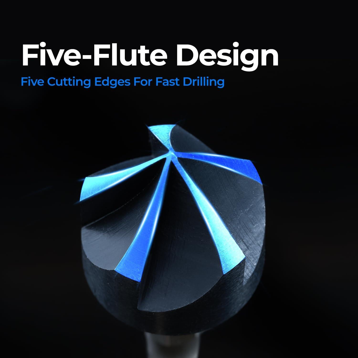 Broca Avellanadora de Cobalto Toolant Pro 12.7 mm Hexagonal