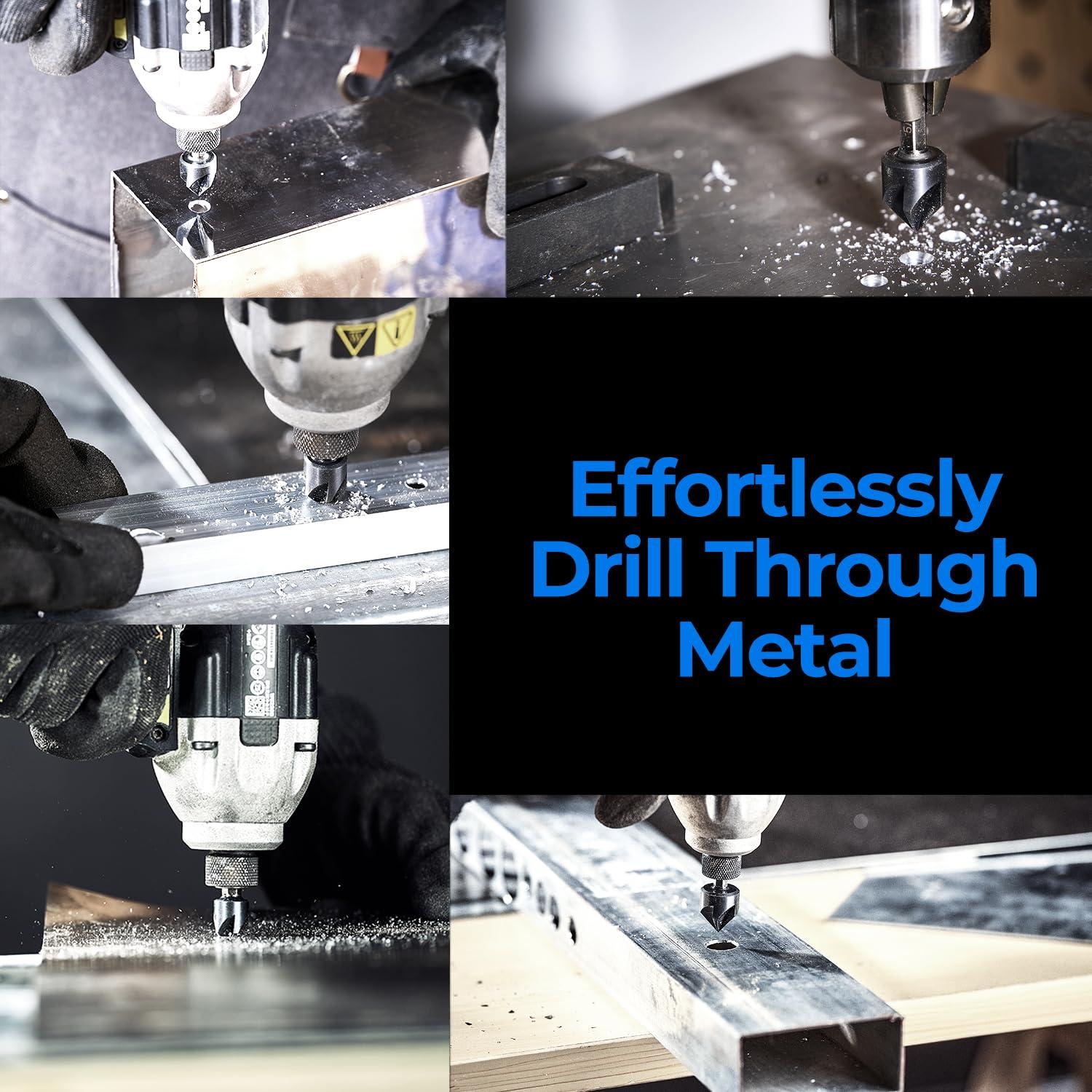 Broca Avellanadora de Cobalto Toolant Pro 12.7 mm Hexagonal