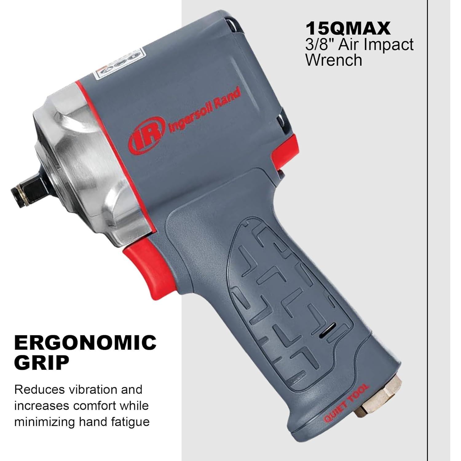 Llave de Impacto Neumática Ingersoll Rand 15QMAX 3/8" 514.74 Nm