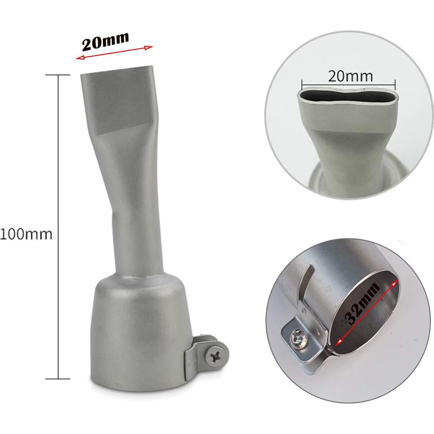 Boquillas de Soldadura Acero Inoxidable 20mm 40mm para Pistola