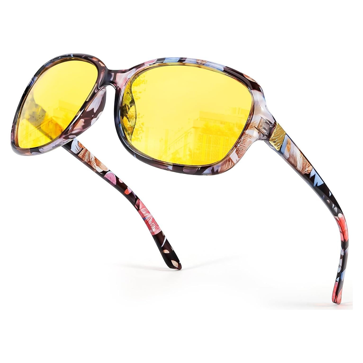 Gafas de Conducción Nocturna SIPHEW Amarillas Polarizadas