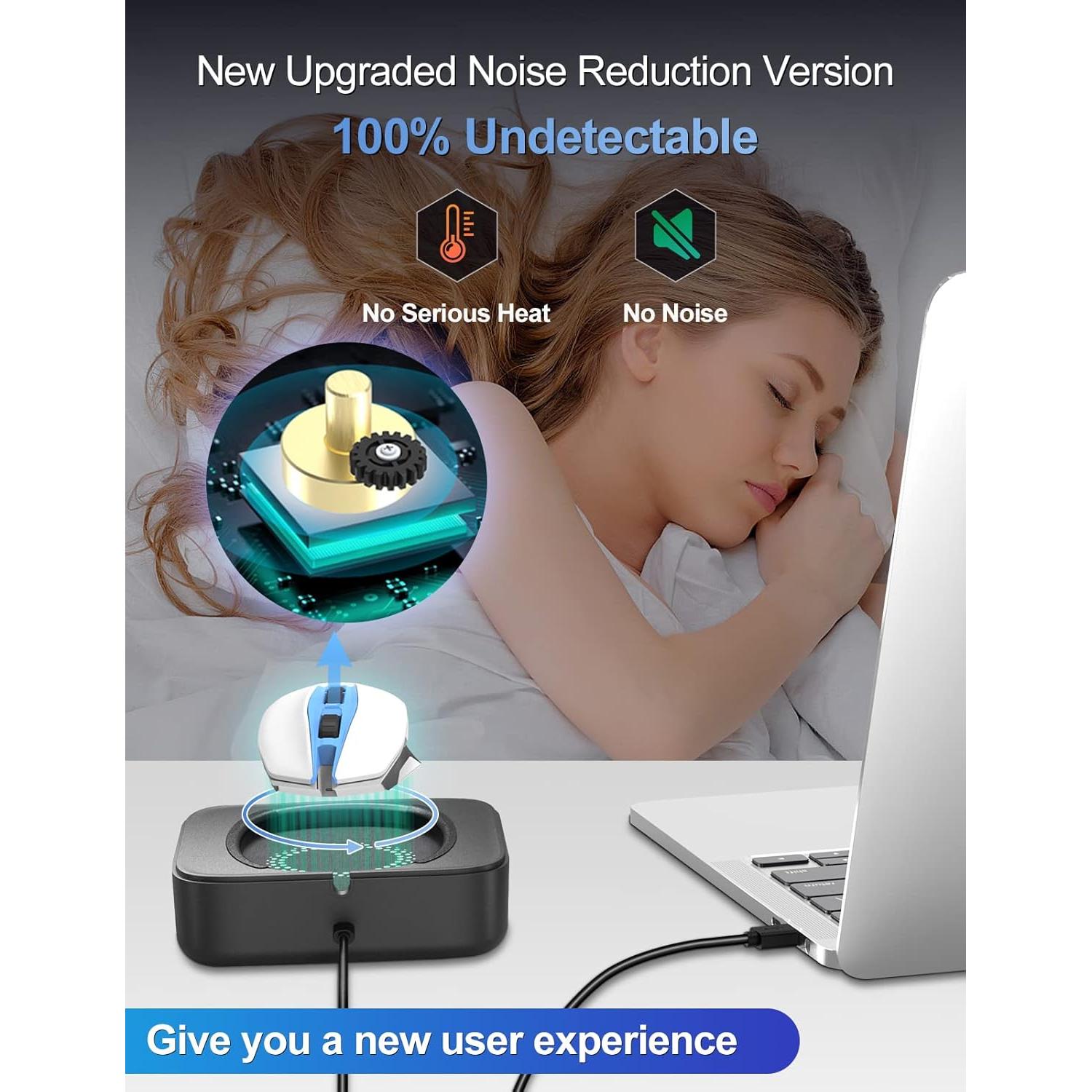 Mover de Ratón Mecánico Meatanty Indetectable 15.6x14.9cm