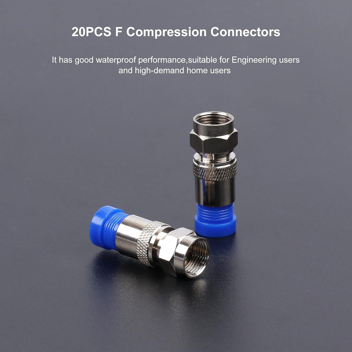 Kit de Herramientas de Crimpado Coaxial Knoweasy - RG59, RG6, F, BNC