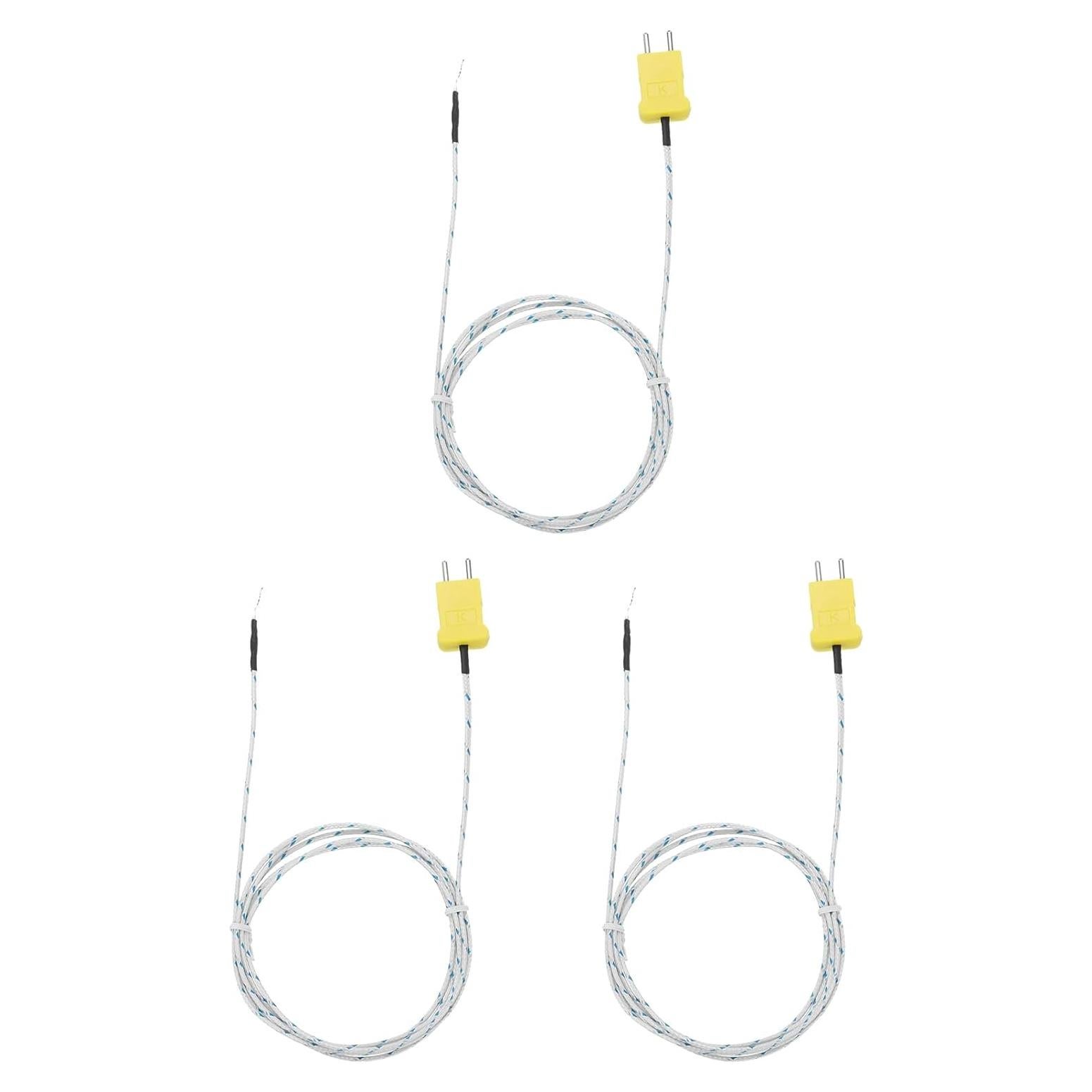Sensor de Temperatura Tipo K MECCANIXITY 3 Pcs 1m -50 a 400C