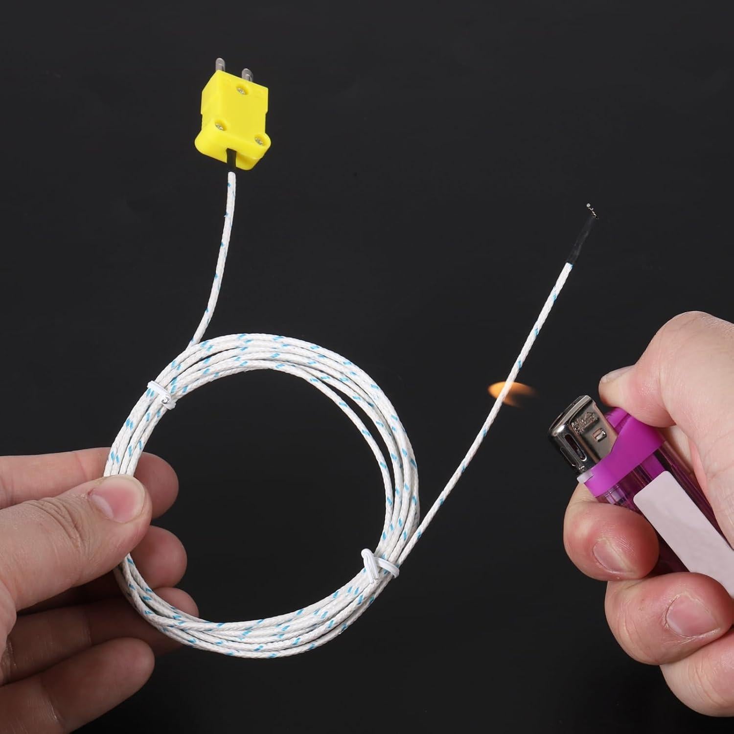 Sensor de Temperatura Tipo K MECCANIXITY 3 Pcs 1m -50 a 400C