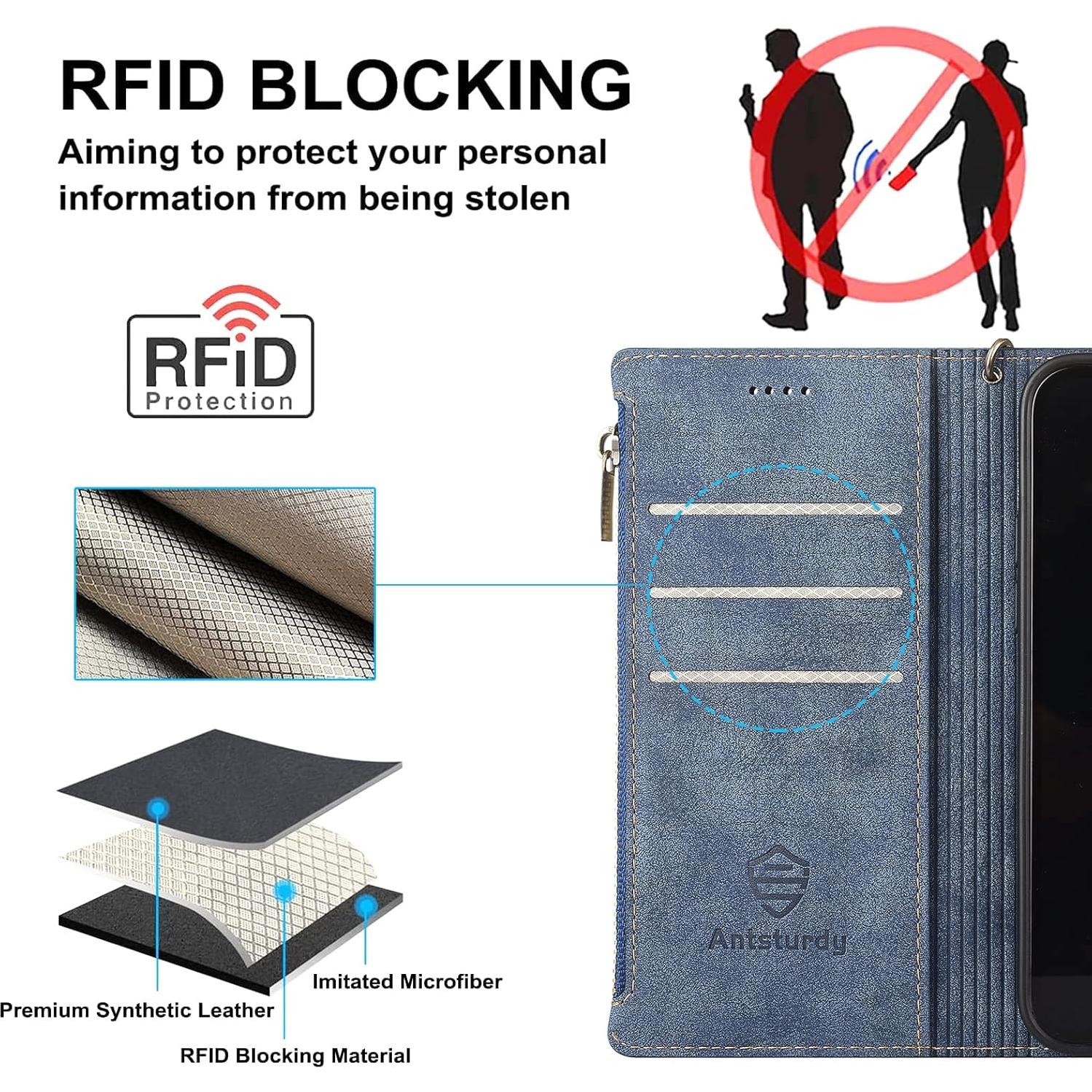 Funda de Billetera Antsturdy para Motorola Moto G Stylus 2020