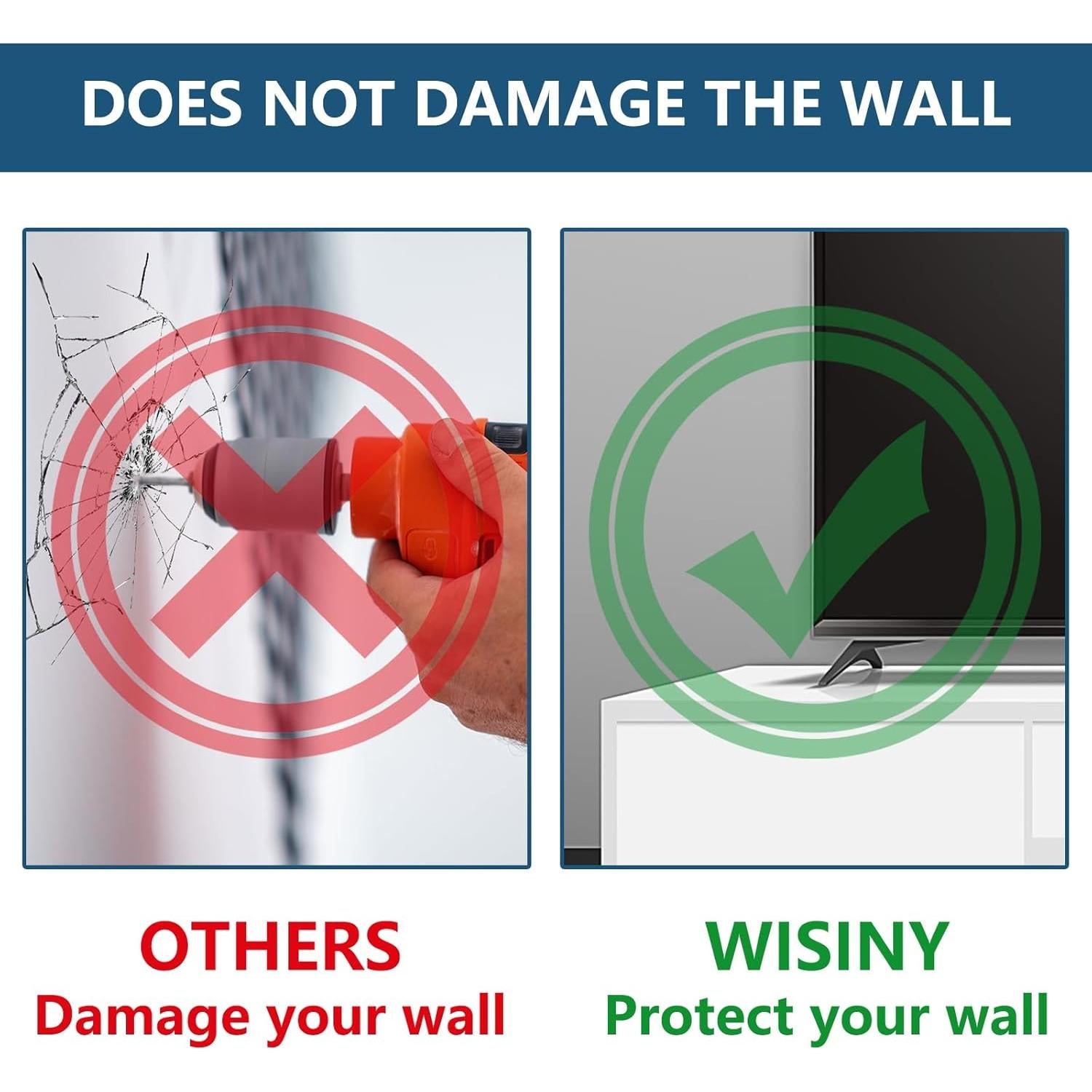 Patas de TV WISINY Reemplazo para LG 49 50 55 Pulgadas