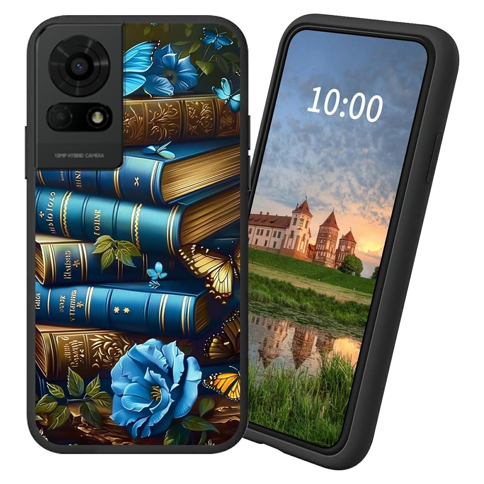 Funda TPU Suave Dikoer para TCL 50 LE 2024 - Libro Azul