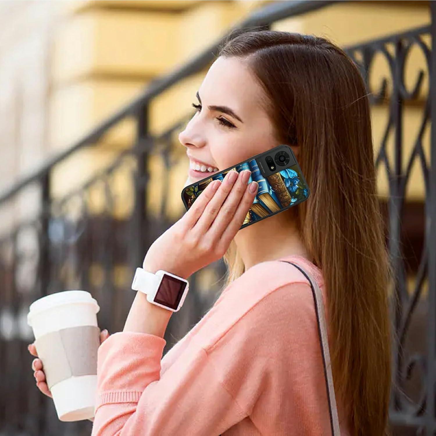 Funda TPU Suave Dikoer para TCL 50 LE 2024 - Libro Azul