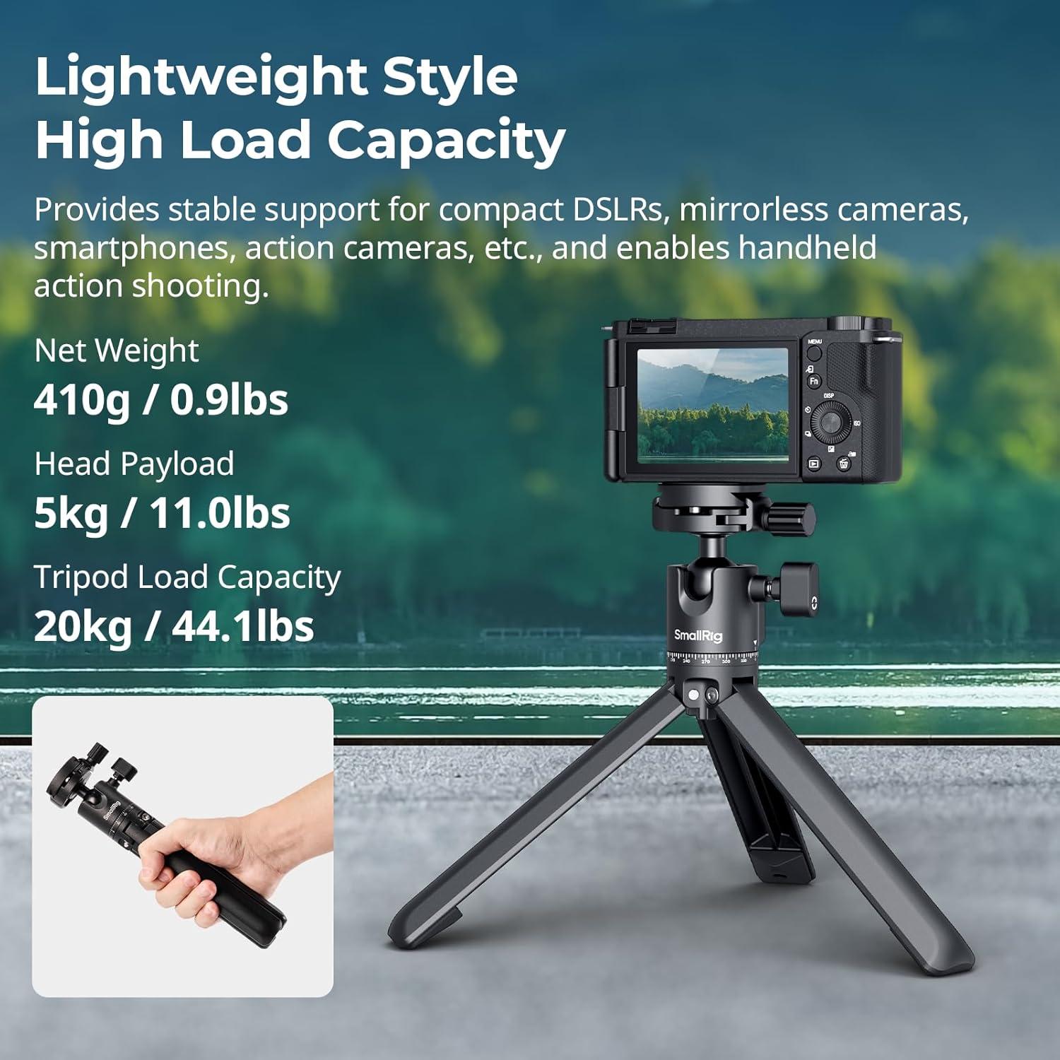 Trípode Compacto SmallRig 4630 para DSLR y Smartphone