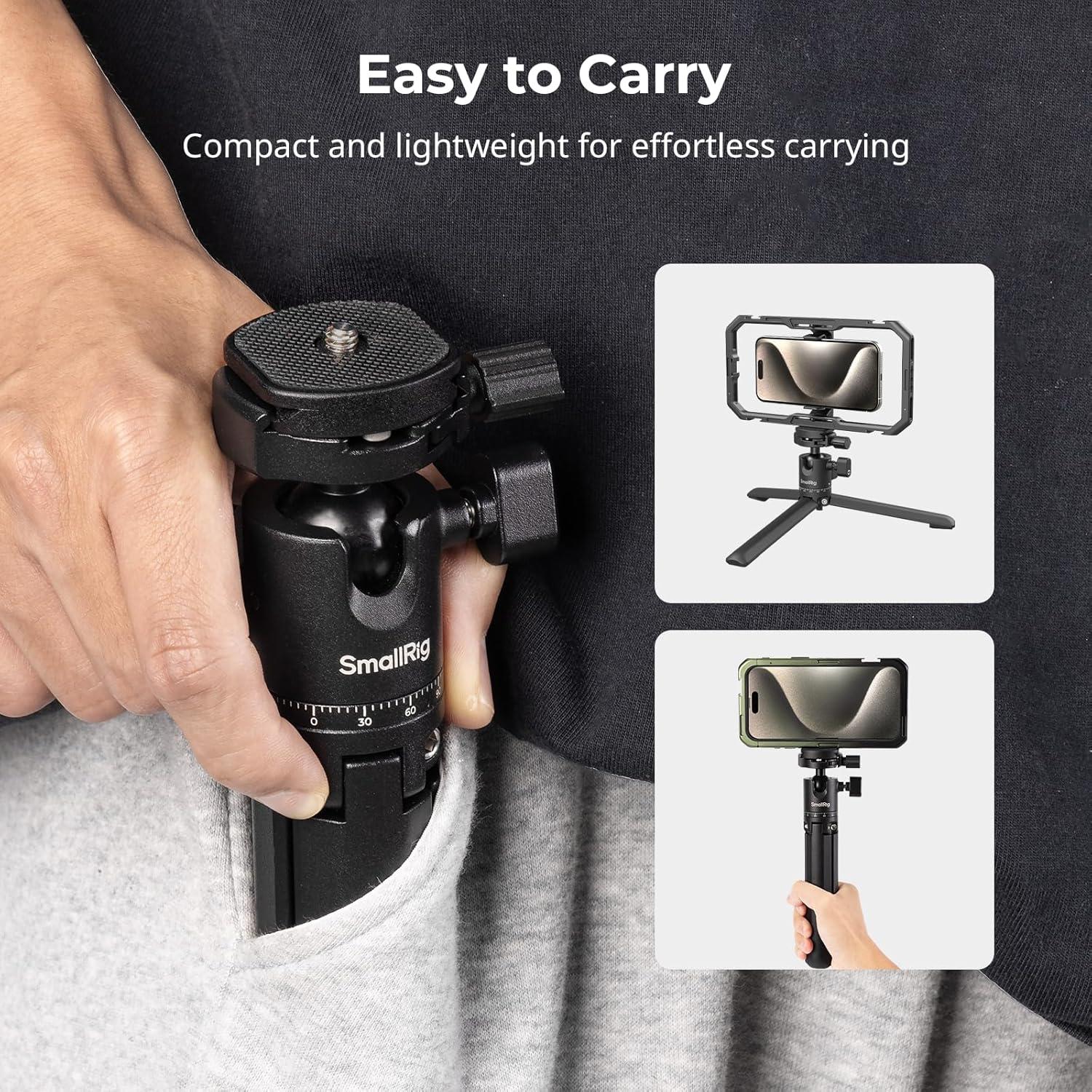 Trípode Compacto SmallRig 4630 para DSLR y Smartphone