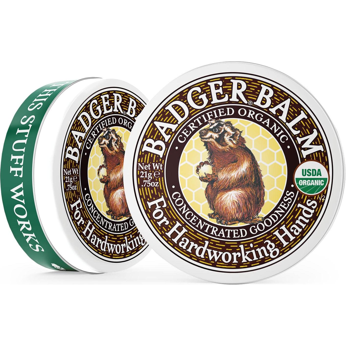 Bálsamo Sanador Badger 21g - Crema Orgánica para Manos Secas