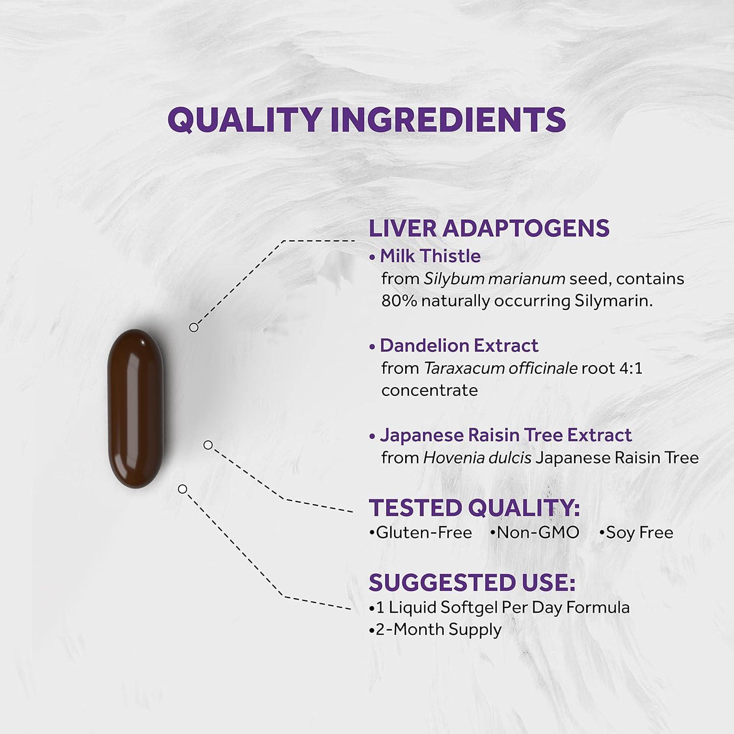Silymarina 1300mg Naturalis con Complejo B y Aminoácidos - 60 Cápsulas