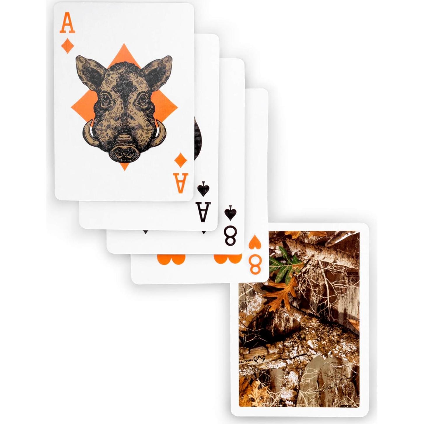 Baraja de Cartas Brybelly Realtree Edge Camo 6.35x8.89 cm