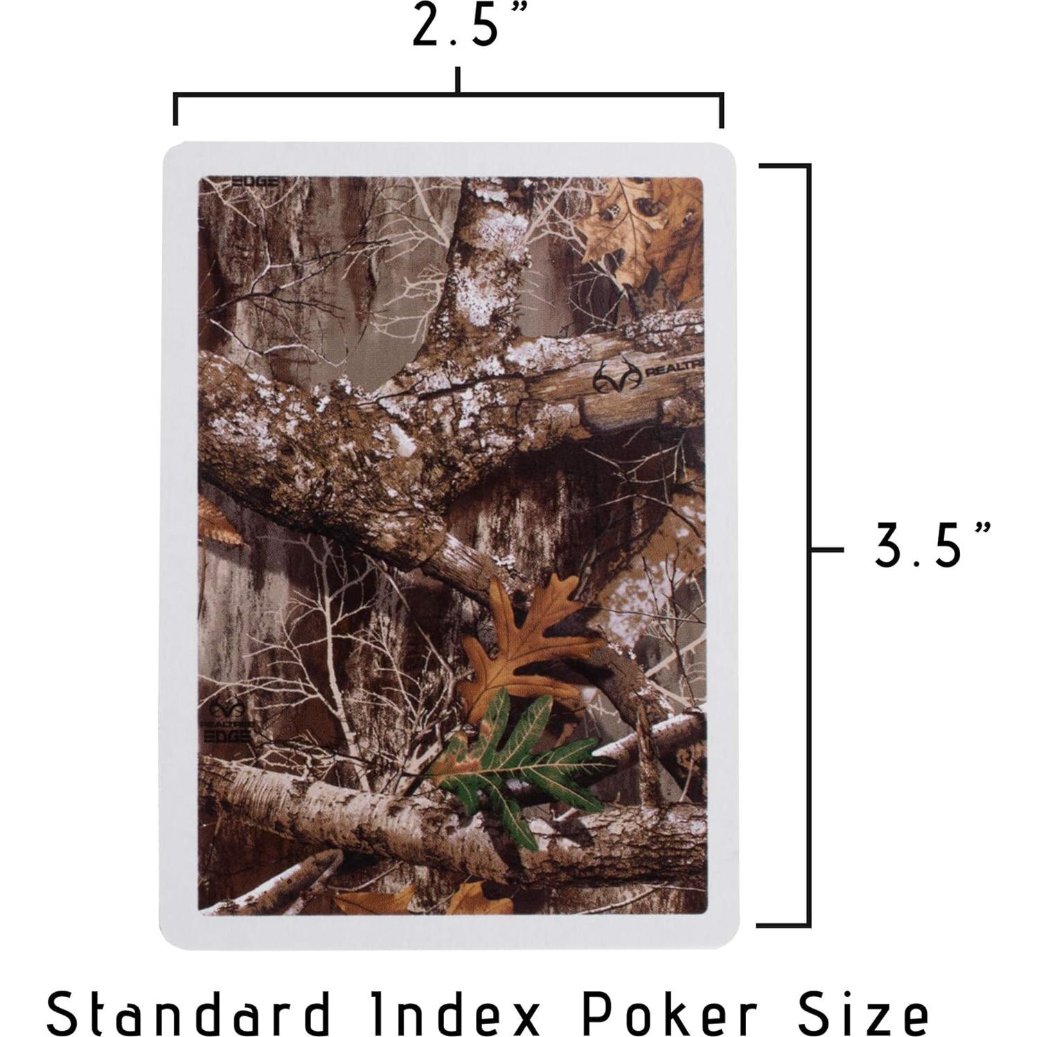 Baraja de Cartas Brybelly Realtree Edge Camo 6.35x8.89 cm
