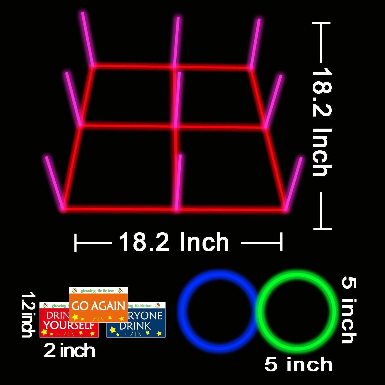 Juego de lanzamiento de anillos luminoso LLKMDSS 3 en 1