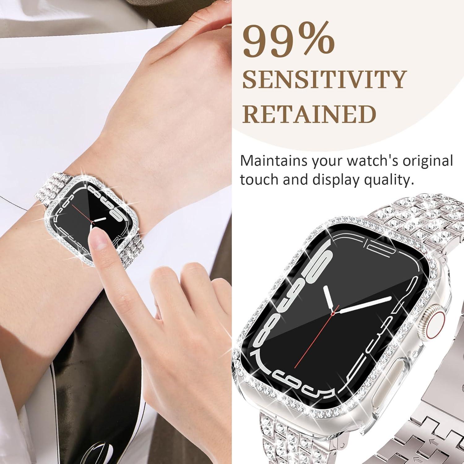 Funda Brillante JR.DM con Protector Pantalla para Apple Watch 38mm