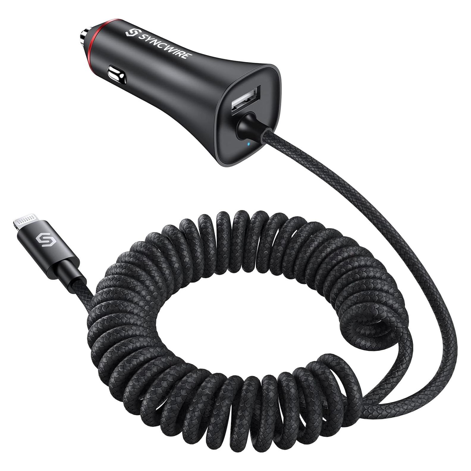 Cargador de coche Syncwire 32W con cable Lightning 1.5M
