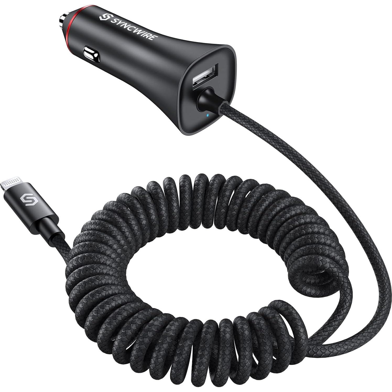 Cargador de coche Syncwire 32W con cable Lightning 1.5M