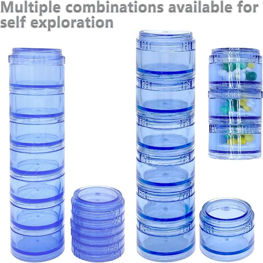 Planificador de Pastillas Semanal HaiSea - Organizador Azul